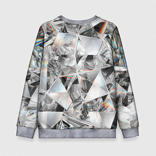 Детский свитшот Зеркальный калейдоскоп / 3D-Меланж – фото 2