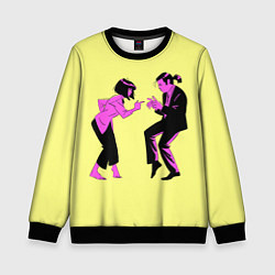 Свитшот детский Криминальное чтиво, цвет: 3D-черный