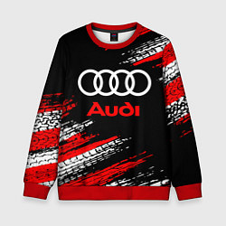 Свитшот детский AUDI, цвет: 3D-красный