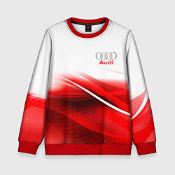 Свитшот детский AUDI, цвет: 3D-красный