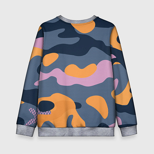 Детский свитшот Спортивный милитари Z / 3D-Меланж – фото 2
