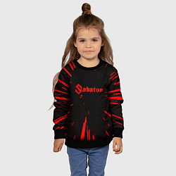 Свитшот детский Sabaton, цвет: 3D-черный — фото 2