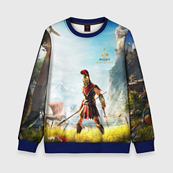 Свитшот детский AssassinS Creed Origins odyssey, цвет: 3D-синий