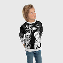 Свитшот детский МОБ ПСИХО 100, цвет: 3D-белый — фото 2