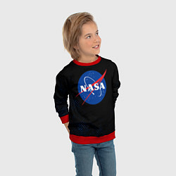Свитшот детский NASA НАСА, цвет: 3D-красный — фото 2