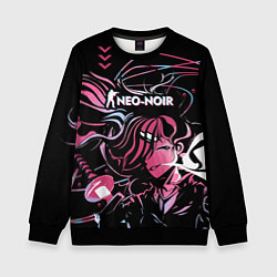 Свитшот детский Cs:go Neo-Noir cuberpunk Style киберпанк, цвет: 3D-черный
