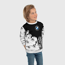 Свитшот детский BMW БМВ, цвет: 3D-белый — фото 2
