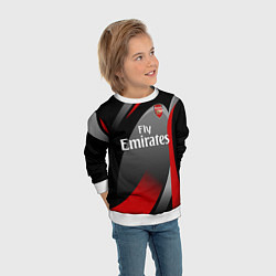 Свитшот детский ARSENAL UNIFORM, цвет: 3D-белый — фото 2