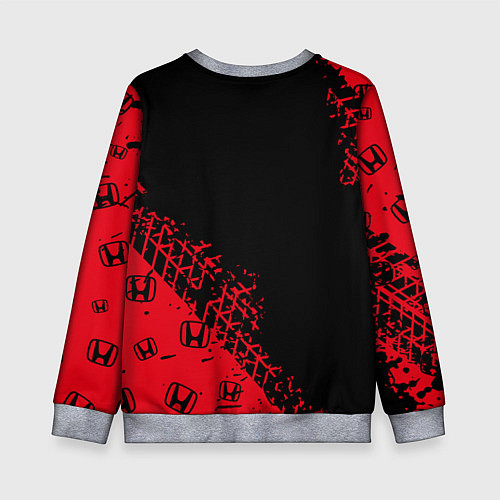 Детский свитшот HONDA ХОНДА / 3D-Меланж – фото 2