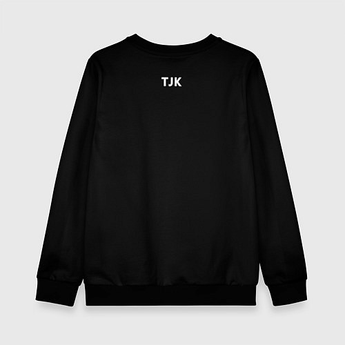 Детский свитшот Таджикистан - серб страны / 3D-Черный – фото 2