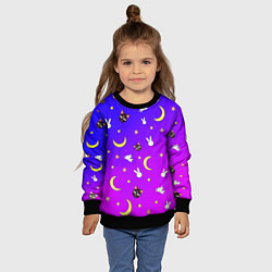 Свитшот детский СЭЙЛОР МУН, цвет: 3D-черный — фото 2