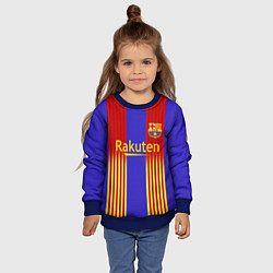 Свитшот детский Barcelona 2020-2021 г, цвет: 3D-синий — фото 2