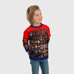 Свитшот детский Five Nights At Freddys, цвет: 3D-синий — фото 2