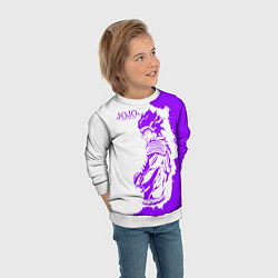 Свитшот детский JoJo Bizarre Adventure, цвет: 3D-белый — фото 2