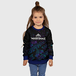 Свитшот детский WARFRAME ВАРФРЕЙМ, цвет: 3D-синий — фото 2