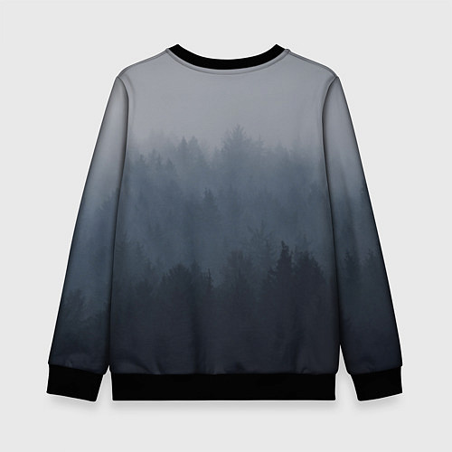 Детский свитшот BTS Forest / 3D-Черный – фото 2