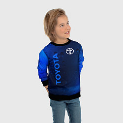 Свитшот детский TOYOTA ТОЙОТА, цвет: 3D-черный — фото 2