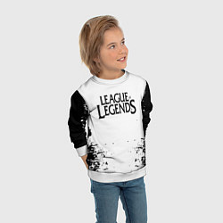 Свитшот детский League of legends, цвет: 3D-белый — фото 2