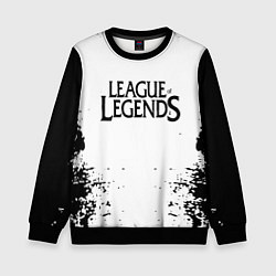 Свитшот детский League of legends, цвет: 3D-черный