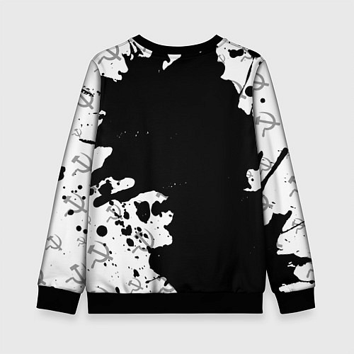 Детский свитшот СССР USSR / 3D-Черный – фото 2