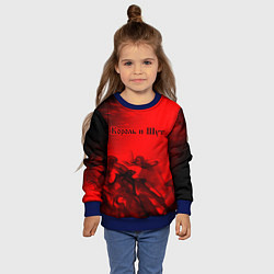 Свитшот детский КОРОЛЬ И ШУТ, цвет: 3D-синий — фото 2