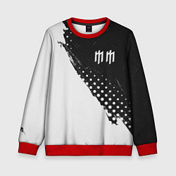 Свитшот детский MARILYN MANSON М МЭНСОН, цвет: 3D-красный