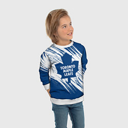 Свитшот детский Toronto Maple Leafs,, цвет: 3D-белый — фото 2