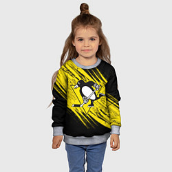 Свитшот детский Pittsburgh Penguins Sport, цвет: 3D-меланж — фото 2