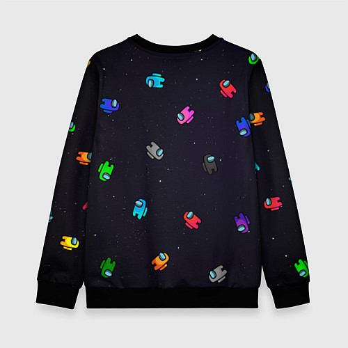 Детский свитшот Among Us / 3D-Черный – фото 2