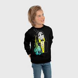 Свитшот детский UNDERTALE, цвет: 3D-черный — фото 2