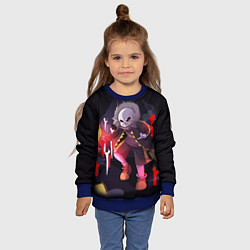 Свитшот детский UNDERTALE, цвет: 3D-синий — фото 2