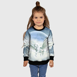 Свитшот детский Пегас, цвет: 3D-черный — фото 2