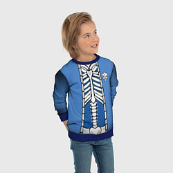 Свитшот детский КУРТКА САНСА SANS, цвет: 3D-синий — фото 2