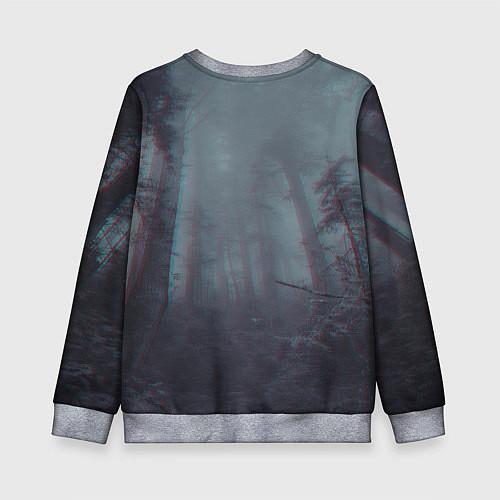 Детский свитшот Сиреноголовый / 3D-Меланж – фото 2