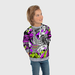 Свитшот детский Watch Dogs: Legion, цвет: 3D-меланж — фото 2