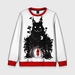 Свитшот детский Красная шапочка, цвет: 3D-красный