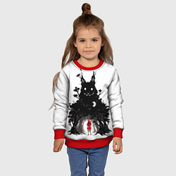 Свитшот детский Красная шапочка, цвет: 3D-красный — фото 2