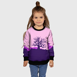 Свитшот детский Старое и страшное дерево, цвет: 3D-черный — фото 2