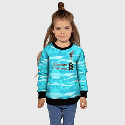 Свитшот детский LIVERPOOL выездная сезон 2021, цвет: 3D-черный — фото 2