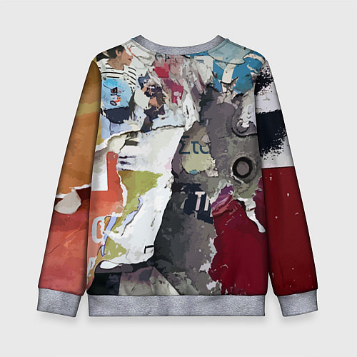 Детский свитшот Street art / 3D-Меланж – фото 2