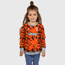 Свитшот детский JUVENTUS резервная 2021, цвет: 3D-меланж — фото 2