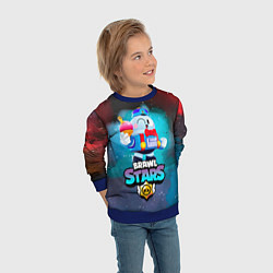 Свитшот детский BRAWL STARS LOU, цвет: 3D-синий — фото 2