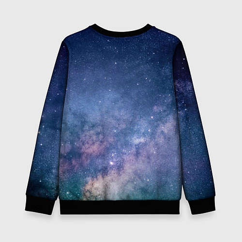 Детский свитшот Услышь мой вой уже, это Voyager / 3D-Черный – фото 2