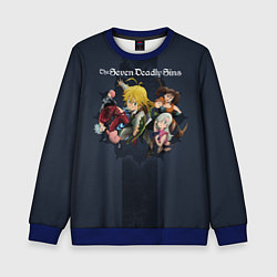 Свитшот детский The Seven Deadly Sins, цвет: 3D-синий