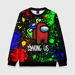 Свитшот детский AMONG US, цвет: 3D-черный