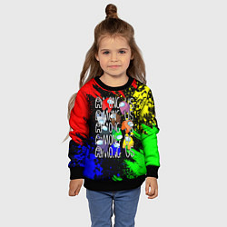 Свитшот детский AMONG US, цвет: 3D-черный — фото 2