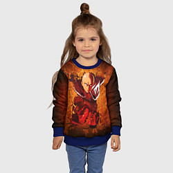 Свитшот детский Ванпанчмен, цвет: 3D-синий — фото 2