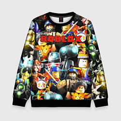 Свитшот детский ROBLOX, цвет: 3D-черный