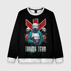 Свитшот детский CYBERPUNK TRAUMA TEAM, цвет: 3D-белый