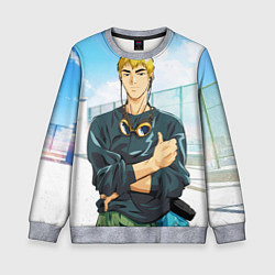 Свитшот детский Eikichi Onizuka, цвет: 3D-меланж